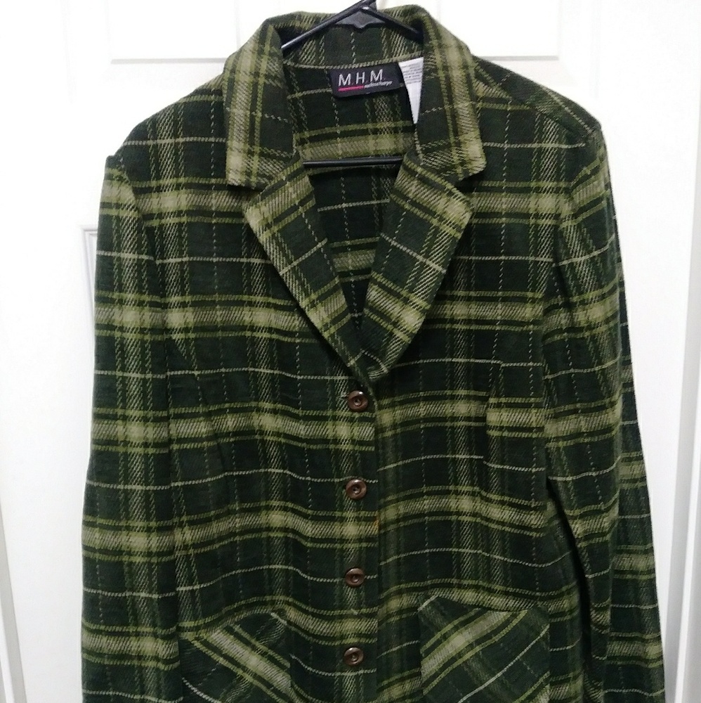 MELISSA HARPER tweed blazer